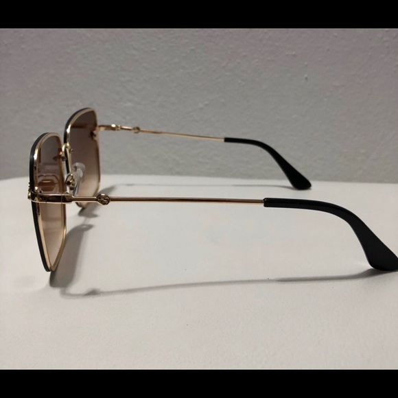 TRENDY SQUARE SUNGLASSES - Picture 7 of 8